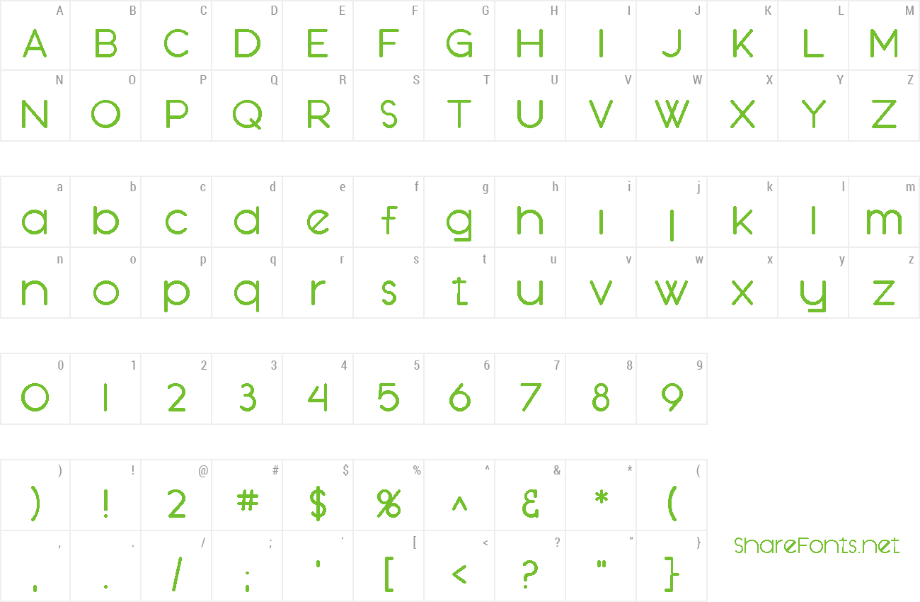 Font SF Orson Casual Medium preview